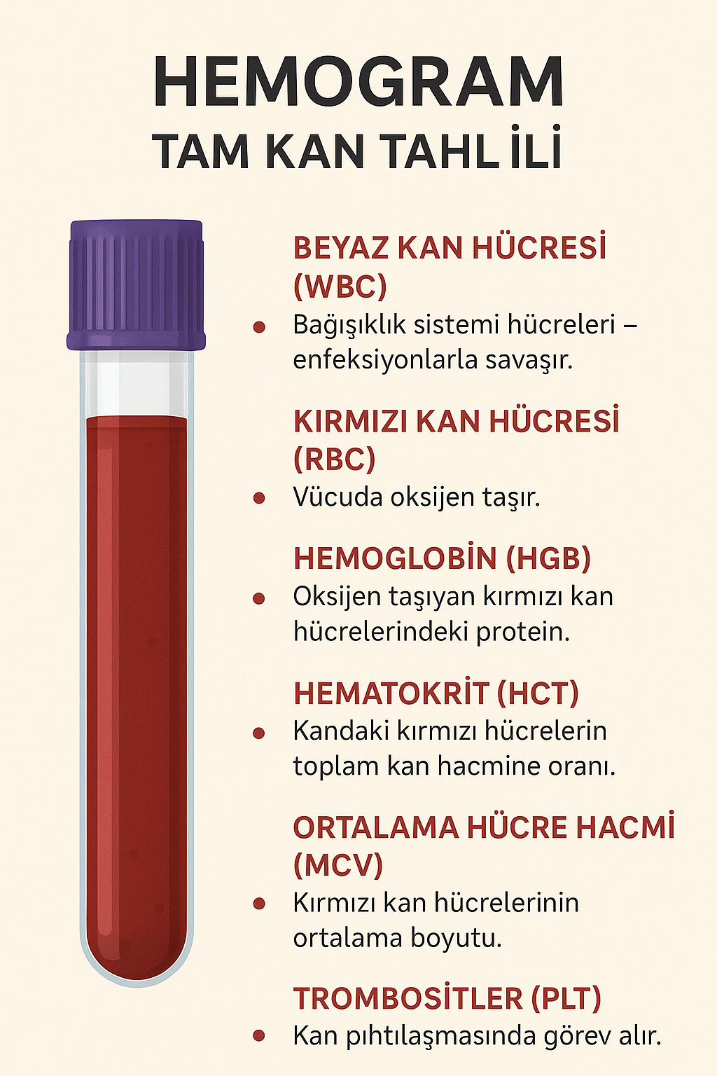 Hemogram kan tahlili eğitimi